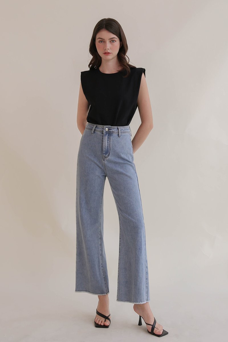 MASON WIDE LEG JEANS LIGHT | The Willow Label