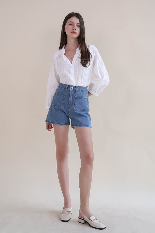 ELENA COTTON TOP WHITE