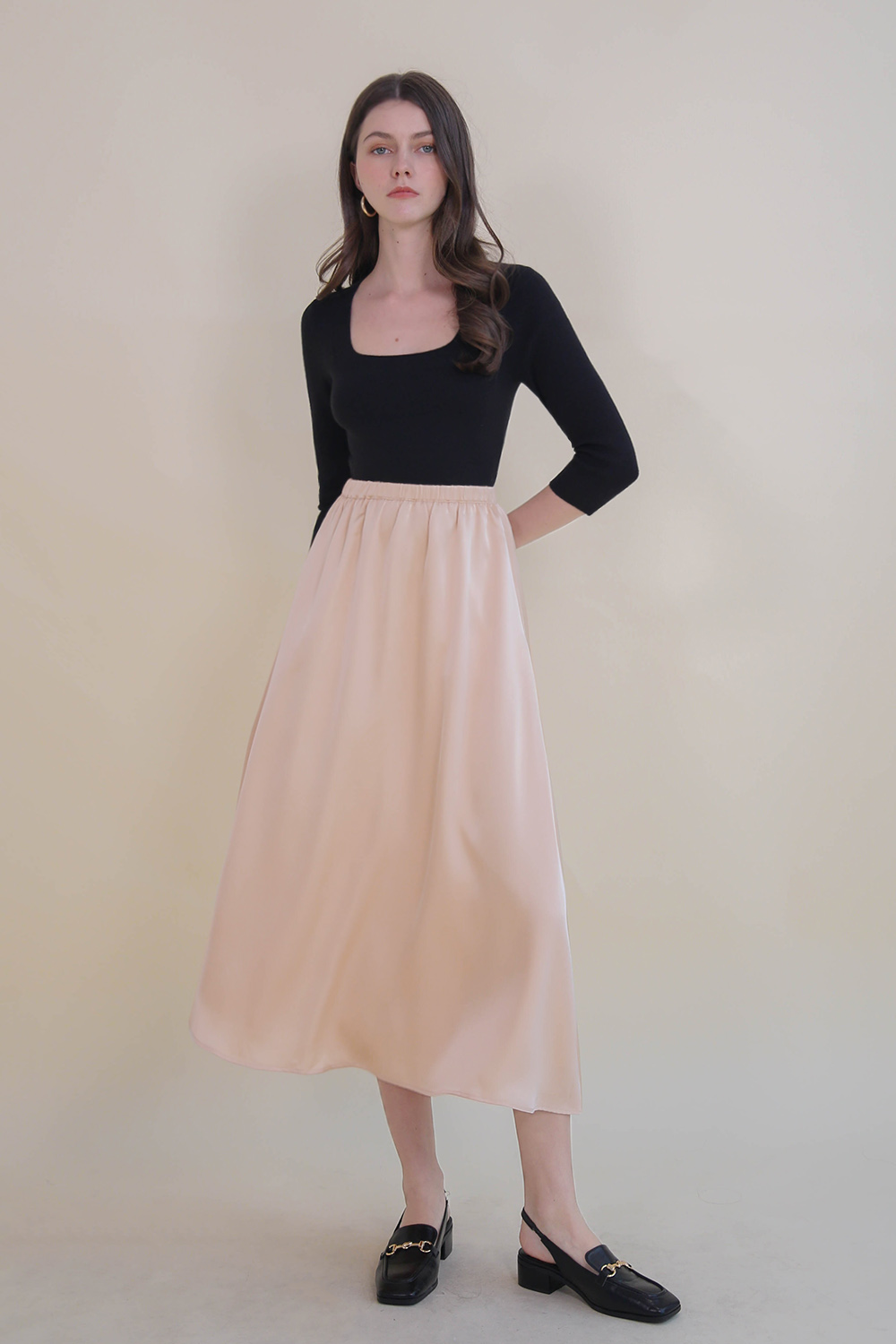 Pink midi deals skirt you tube
