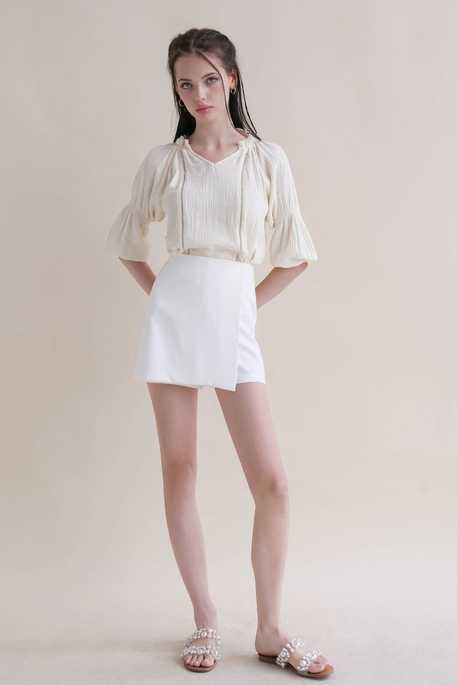 SALLIE MUSLIN BLOUSON COCONUT