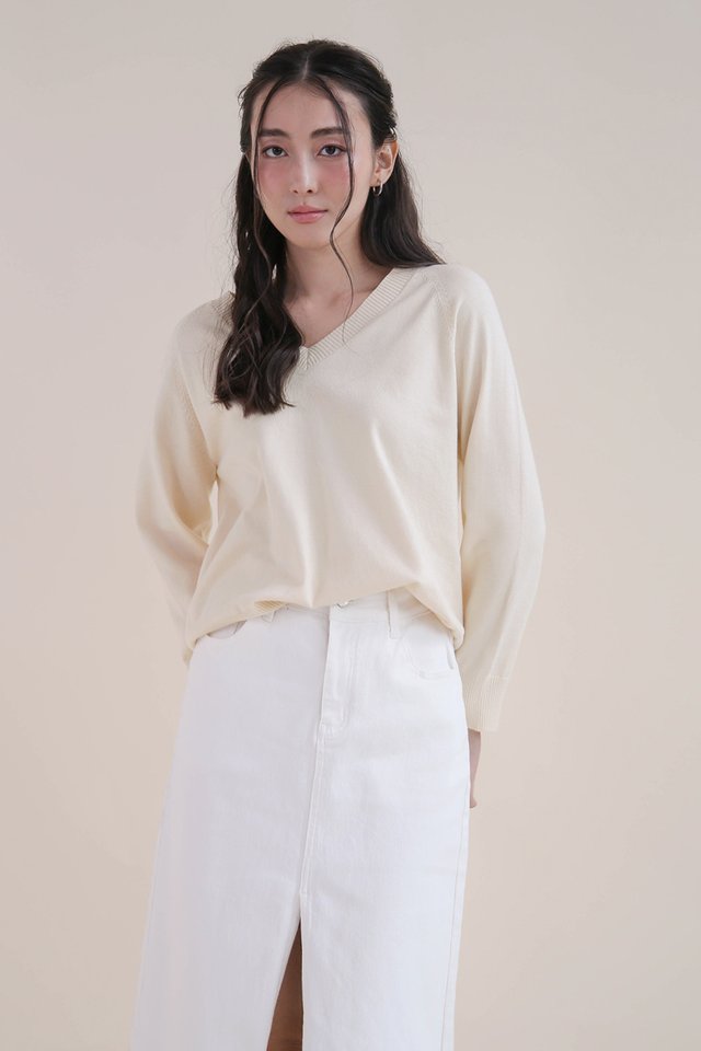 RIAN THIN PULLOVER OAT