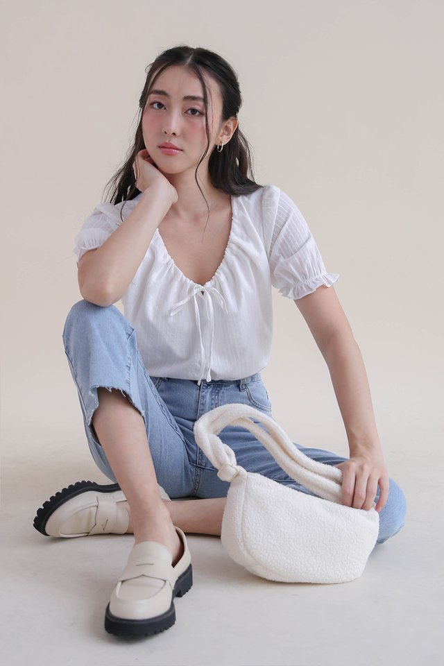 YEJI ROMANTIC BLOUSON WHITE 