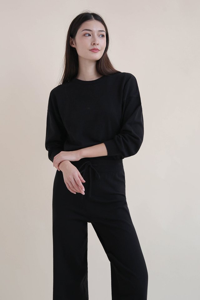 TULA KNIT PULLOVER BLACK