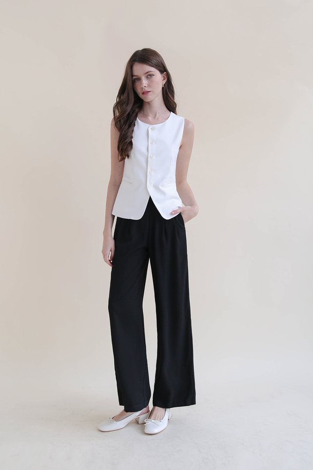 ANTON PALAZZO PANTS BLACK