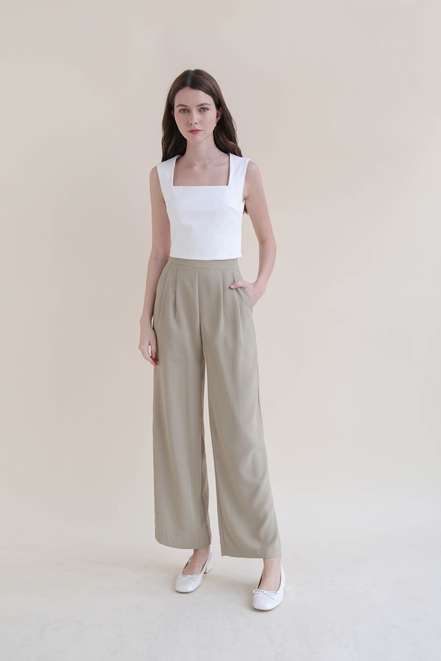 ANTON PALAZZO PANTS FOG