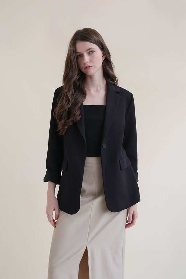 KLEID BLAZER BLACK