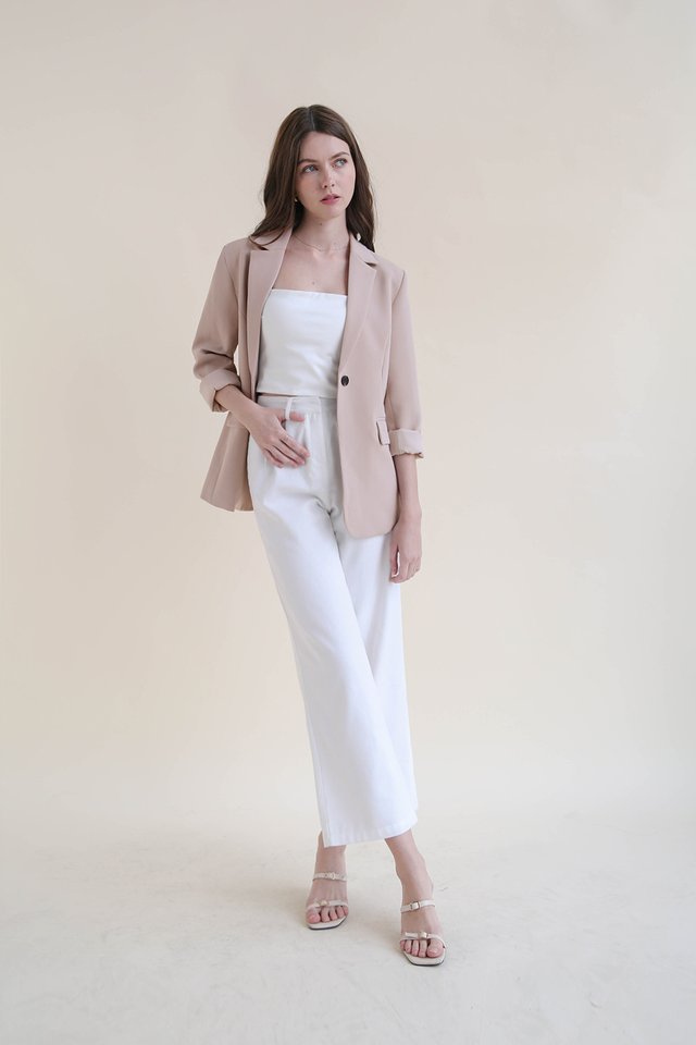 KLEID BLAZER PEBBLE