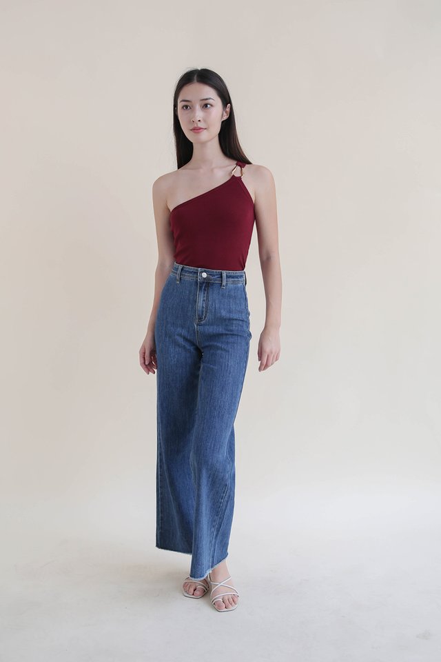 MASON WIDE LEG JEANS DARK WASH