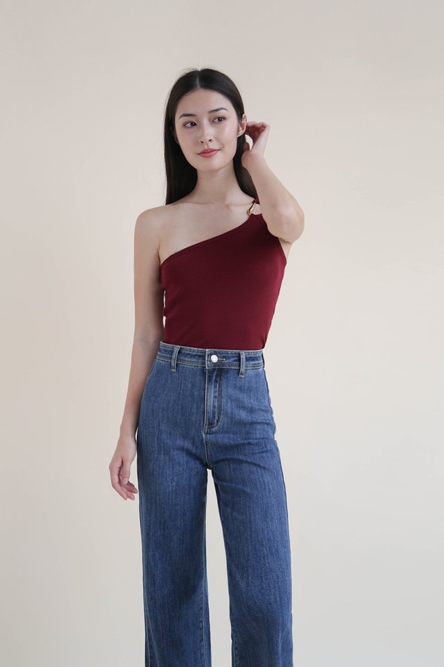 MASON WIDE LEG JEANS DARK WASH