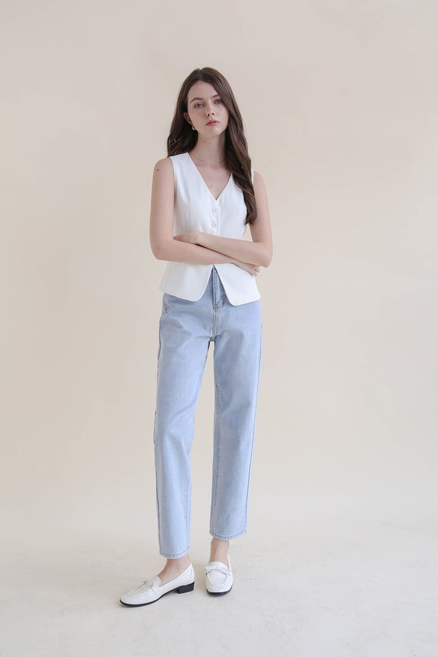 (PREORDER) TORY VEST TOP WHITE