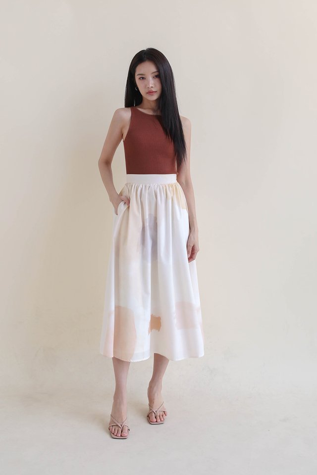 ADELA FLARE SKIRT DAWN