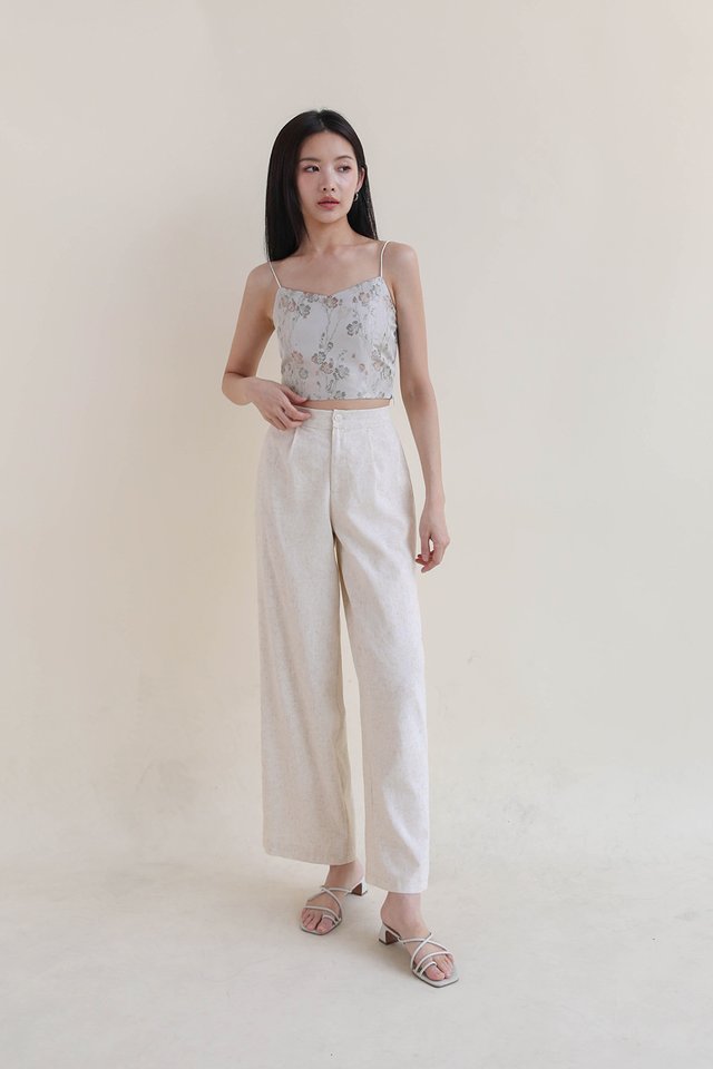 ALEXA LINEN PANTS SAND