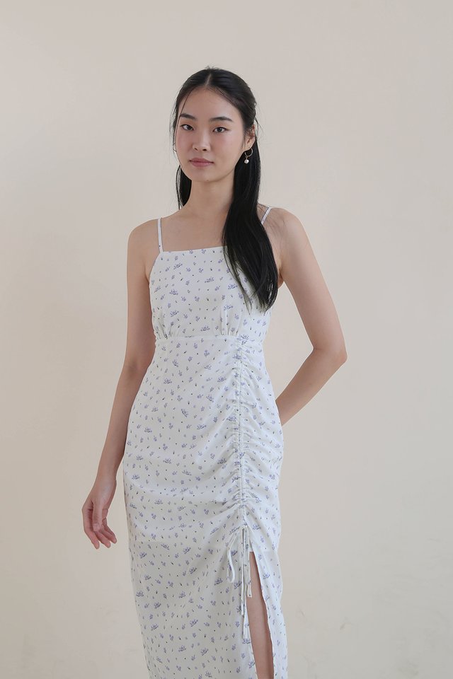 BLAIRE PRINTED DRESS IVORY