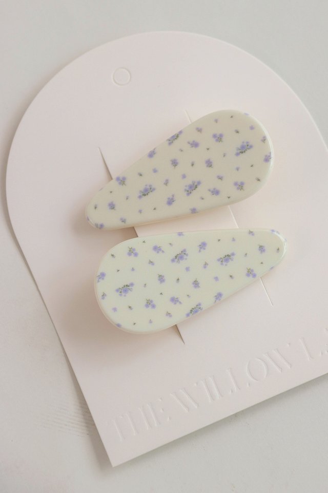 HAIR CLIPS IVORY