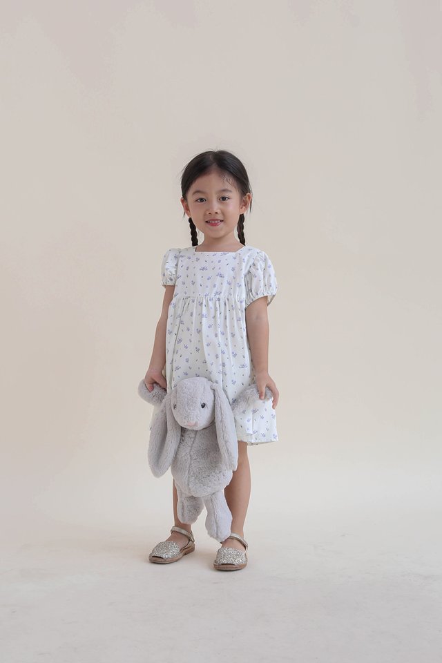 HARLYN FLORAL DRESS IVORY