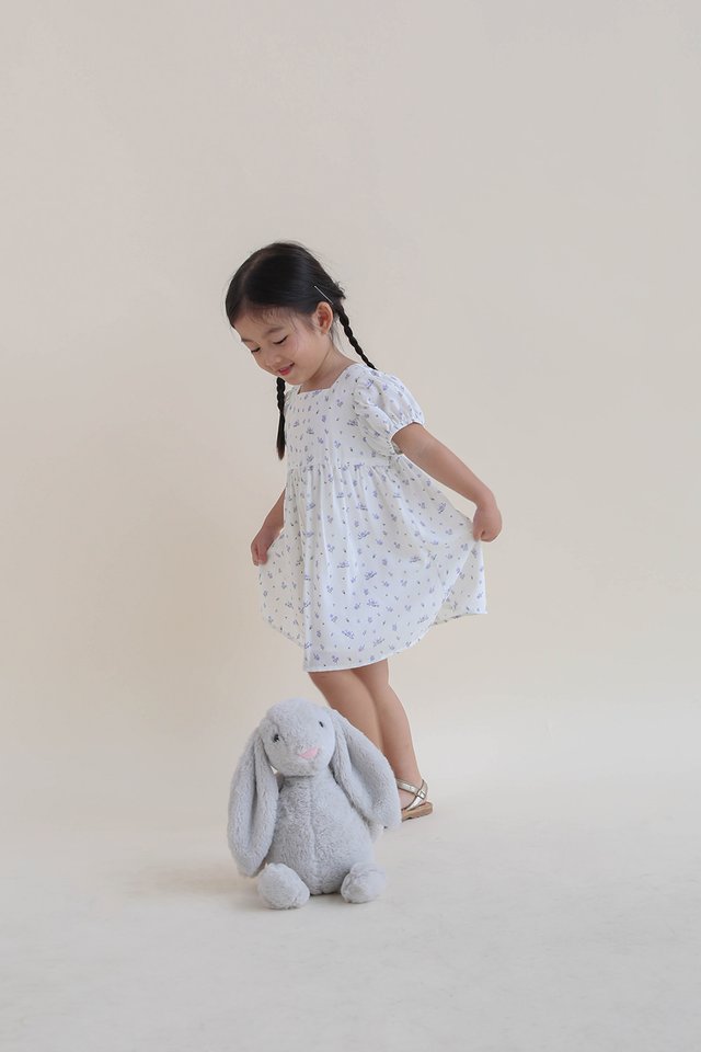 HARLYN FLORAL DRESS IVORY