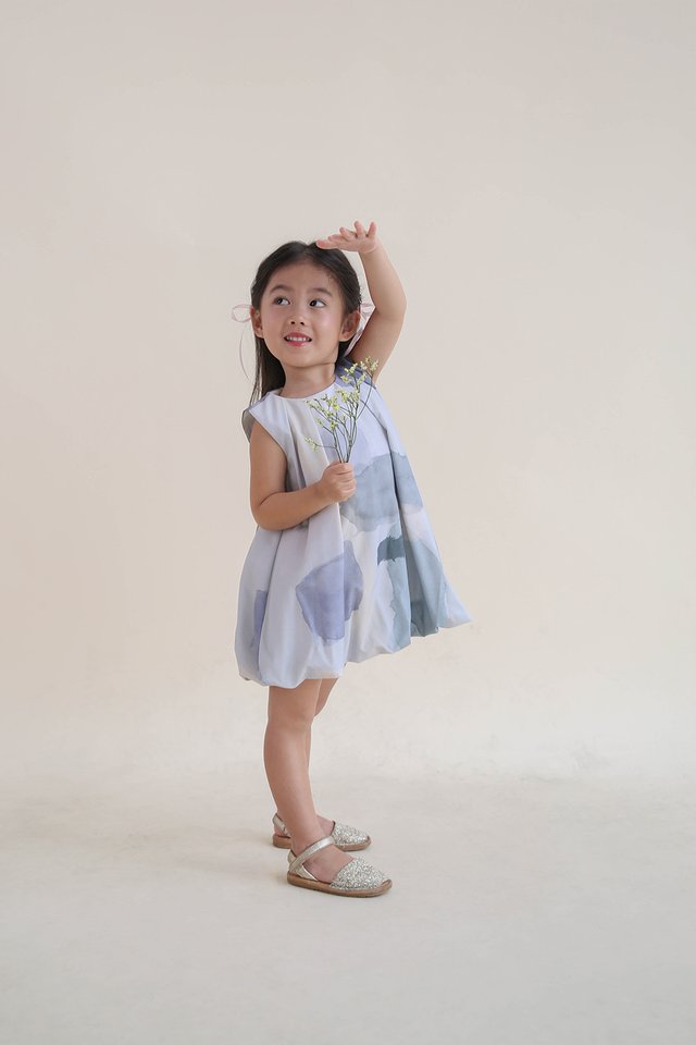 LUMIERE BALLOON DRESS DUSK