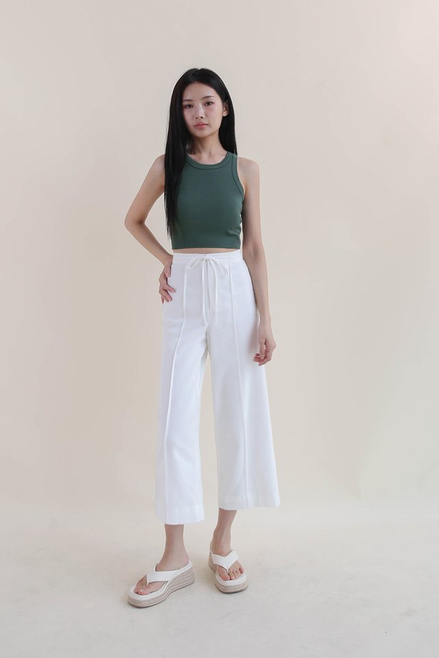 RENE PADDED RACER TOP (CROP) v4 JADE