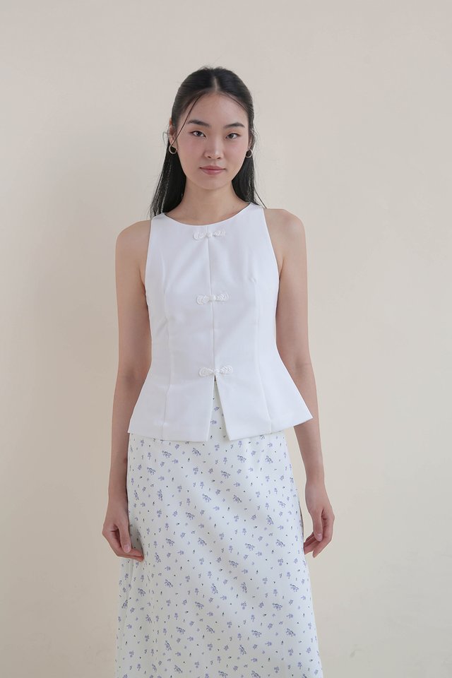 ROMI SOFT SLIP SKIRT IVORY