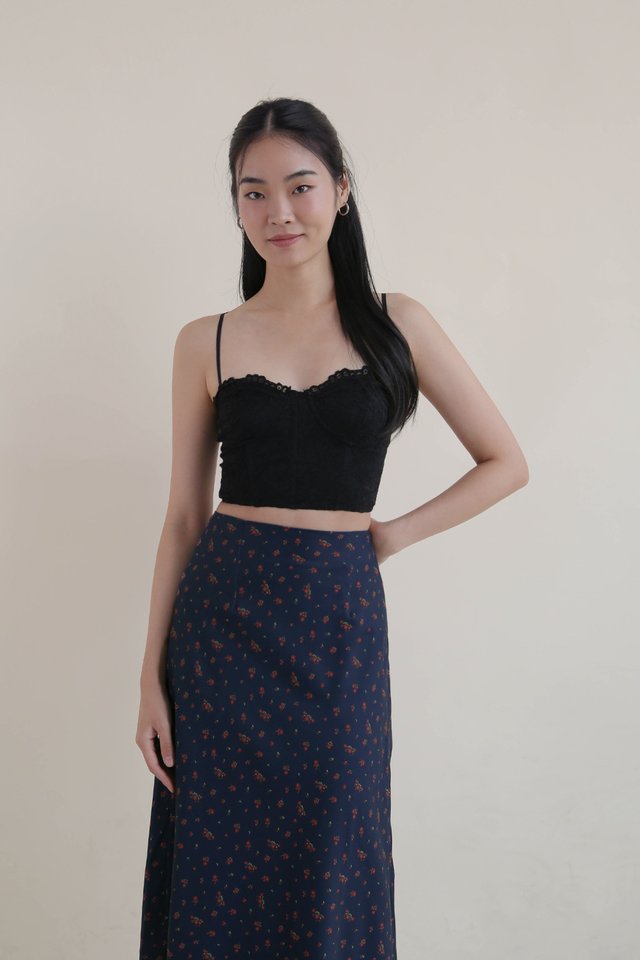 ROMI SOFT SLIP SKIRT MIDNIGHT