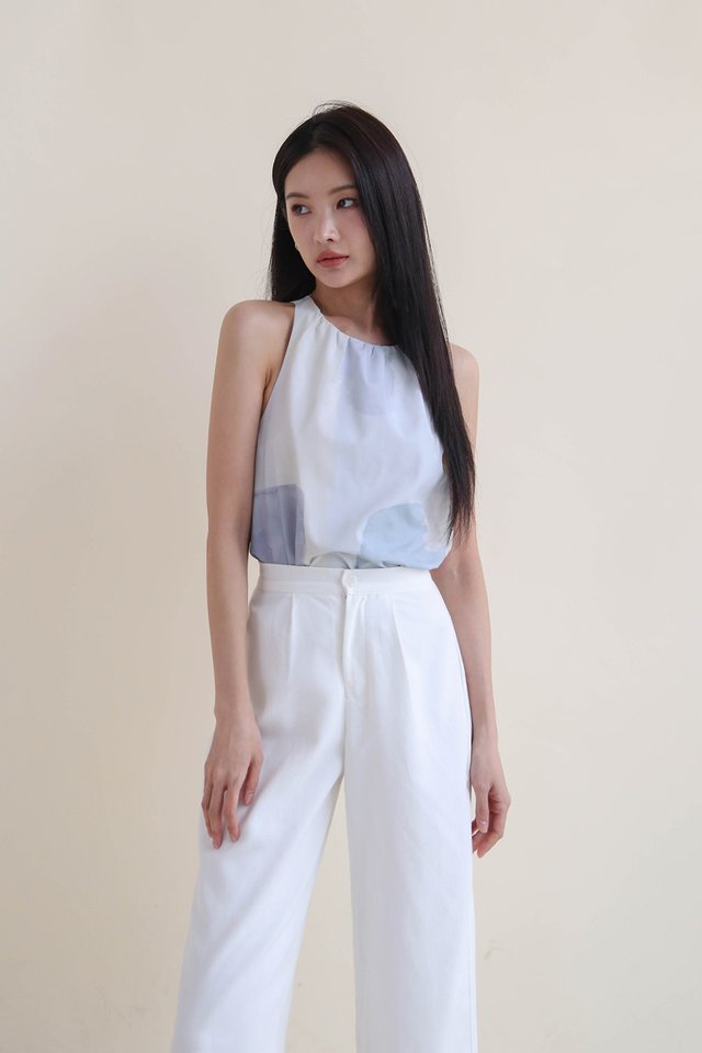 SELENE RUCHED TOP DUSK