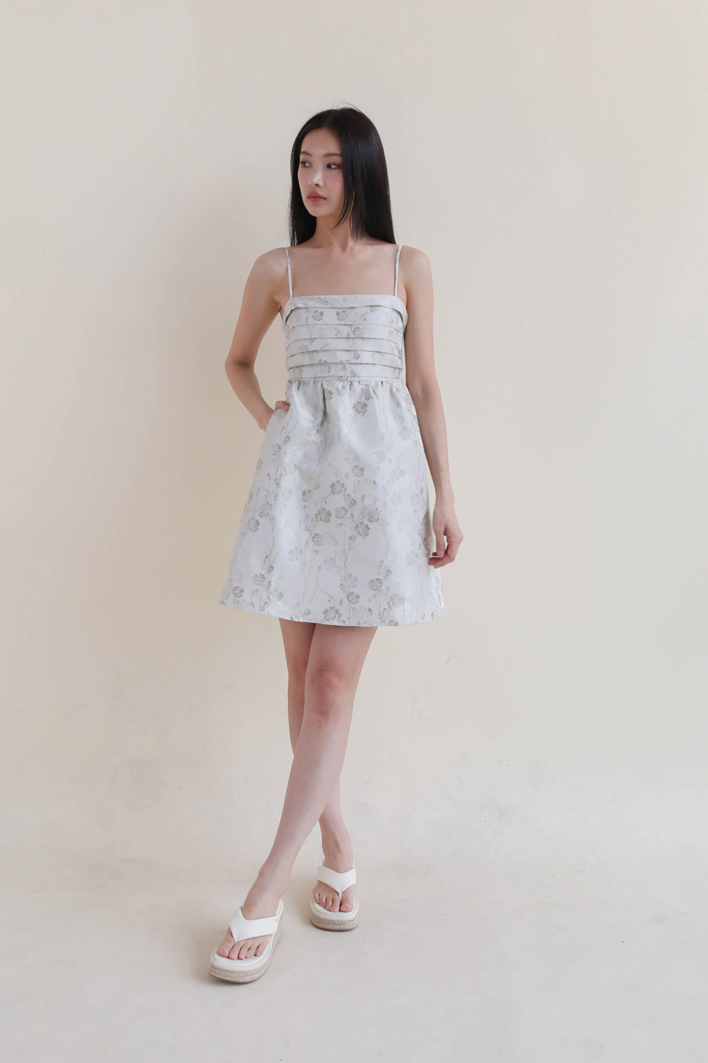 Kiya Exclusive Pleated Dress