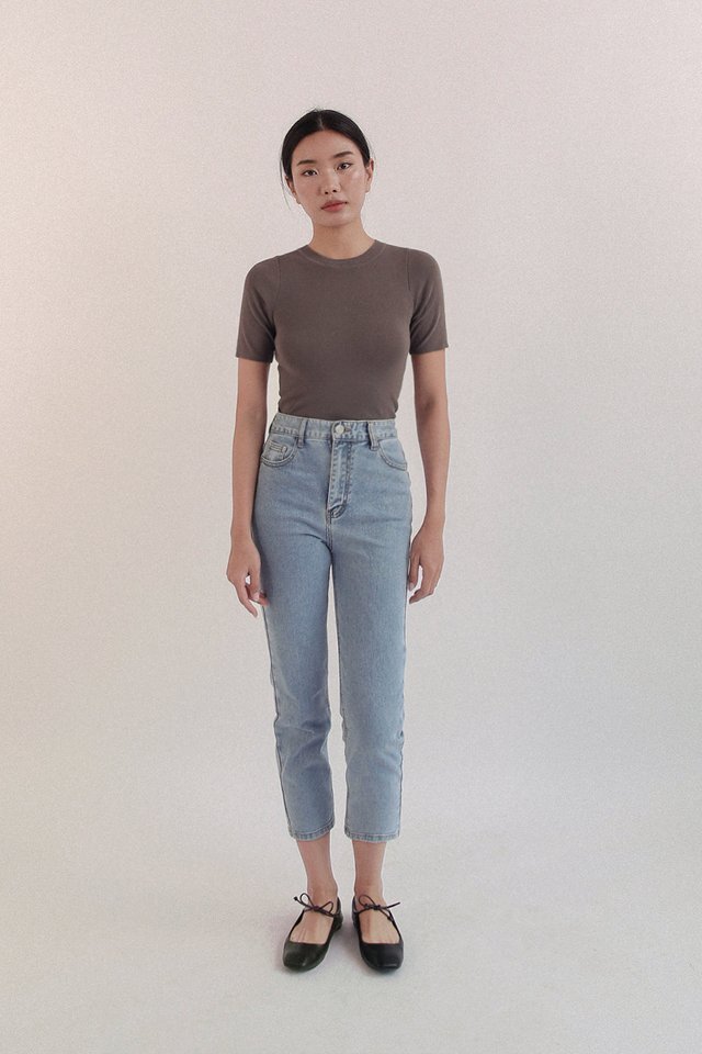 ALENA KNIT TOP ETOUPE