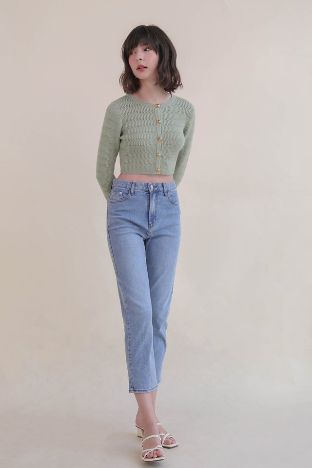 MAX HIGH RISE JEANS MIDWASH