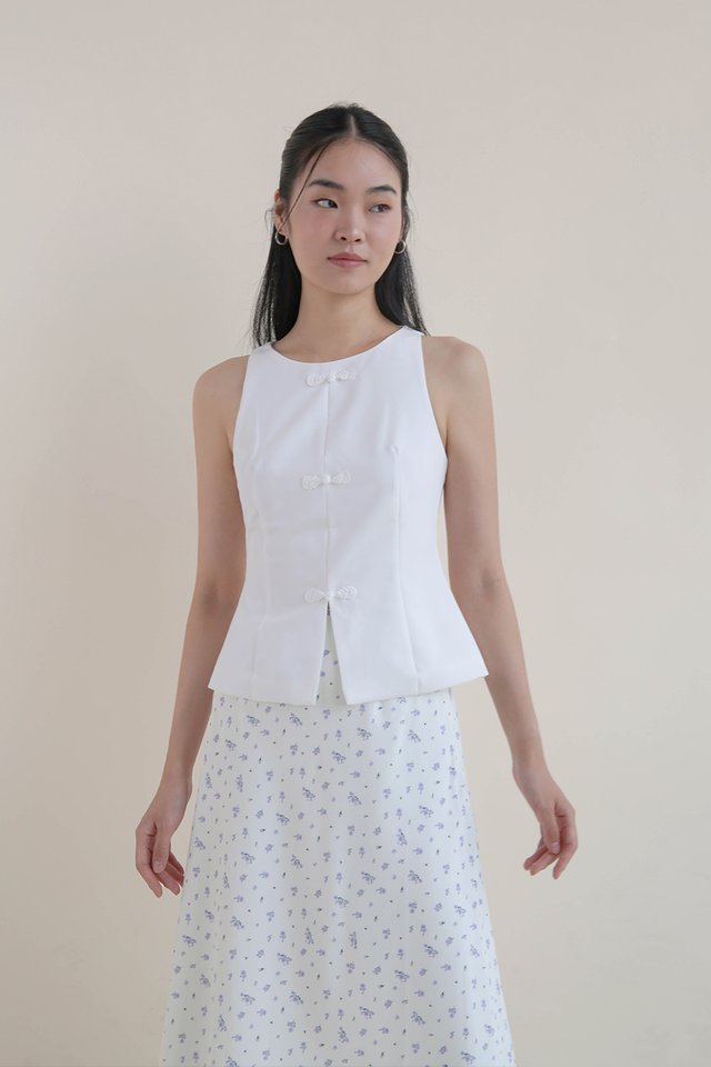 RUI VEST TOP WHITE