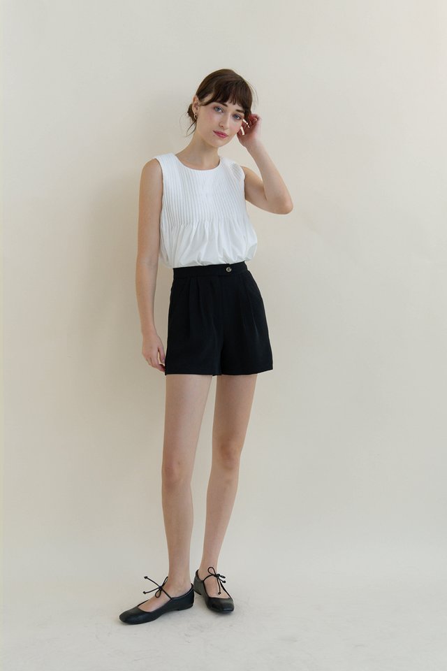 TODD TAILORED SHORTS BLACK