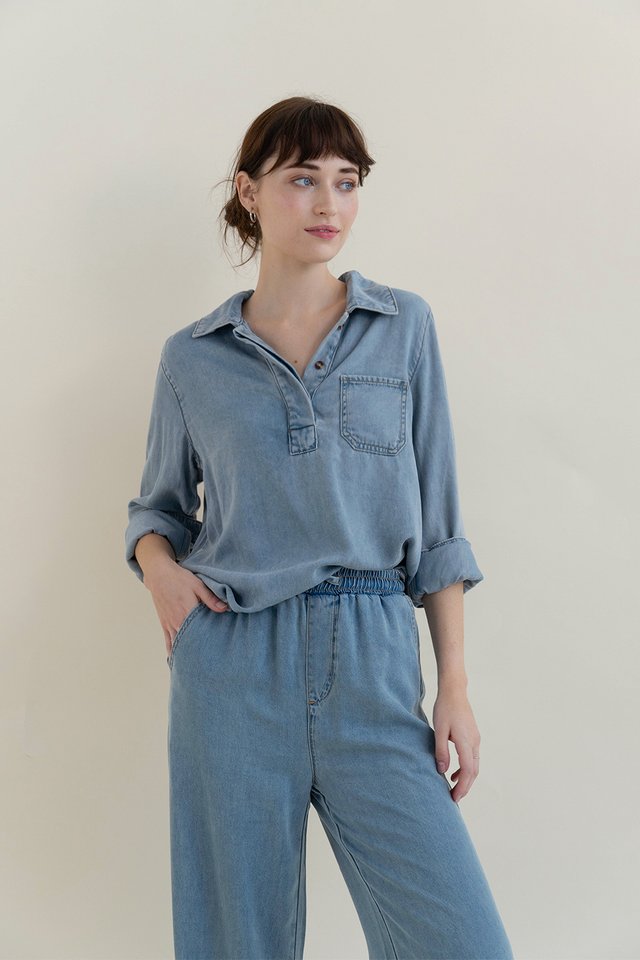 ANDY CHAMBRAY SHIRT LIGHT