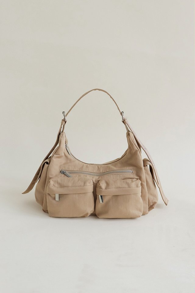 THE CITY SHOULDER BAG PEBBLE