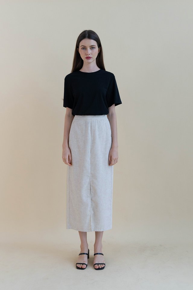 NADIA SOFT TEE BLACK
