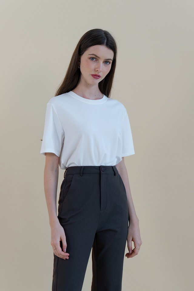 NADIA SOFT TEE WHITE
