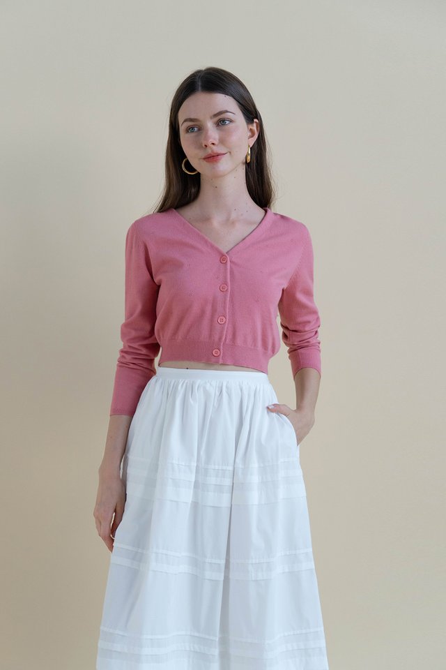 SUE KNIT CARDIGAN SAKURA