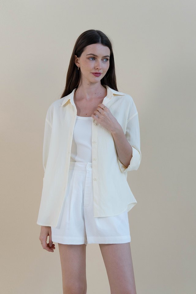 ARALYN TEXTURED SHIRT CREAM
