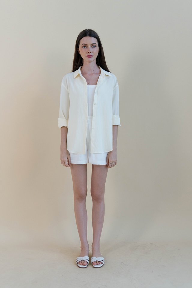 ARALYN TEXTURED SHIRT CREAM