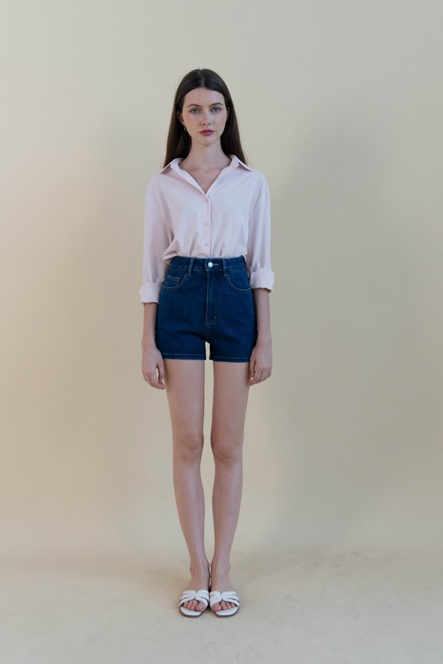 ARALYN TEXTURED SHIRT PINK