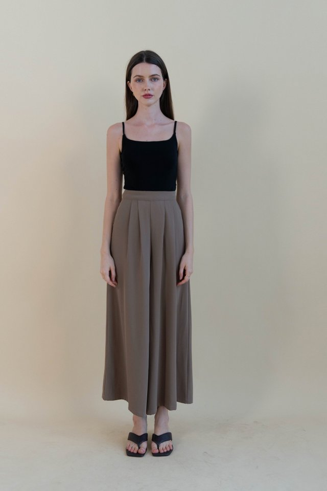 CHERYL WIDE LEG PANTS (REGULAR) ETOUPE