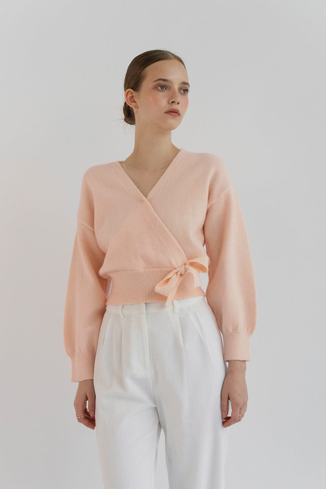 KIANA WRAP CARDIGAN BALLET