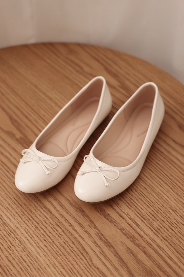 MILENA CLOUD BALLET FLATS CREAM