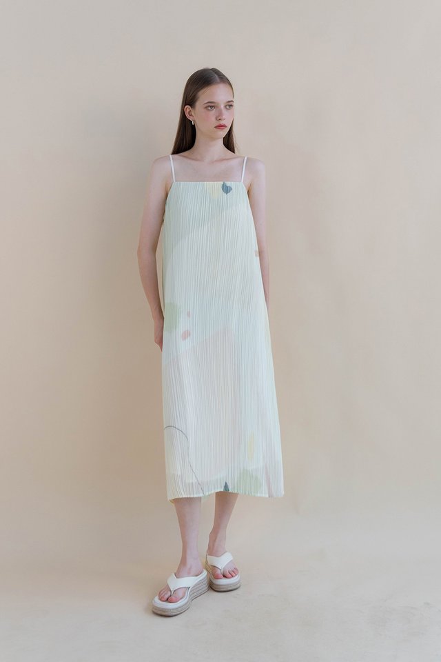 ARIEL PLEATED DRESS SPRING