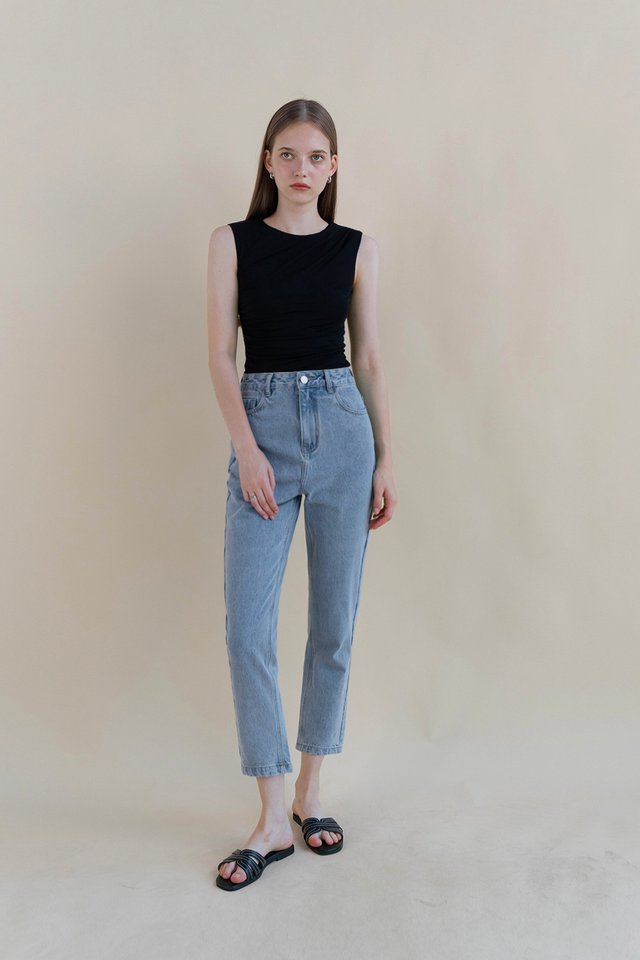 DAWSON STRAIGHT LEG DENIM JEANS MIDWASH
