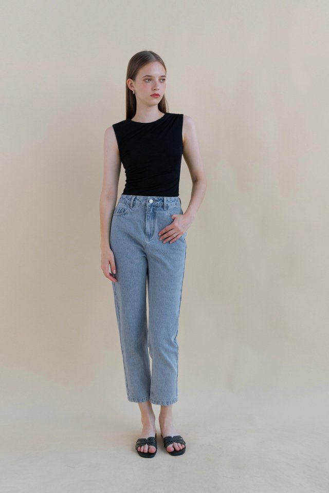 DAWSON STRAIGHT LEG DENIM JEANS MIDWASH