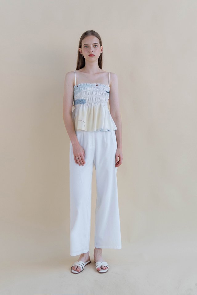 SYLVIE SHIRRED TOP FROST