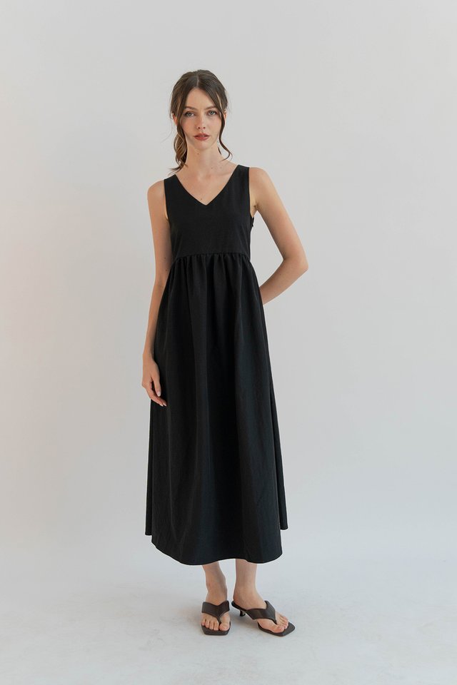 VERONICA TENT DRESS BLACK