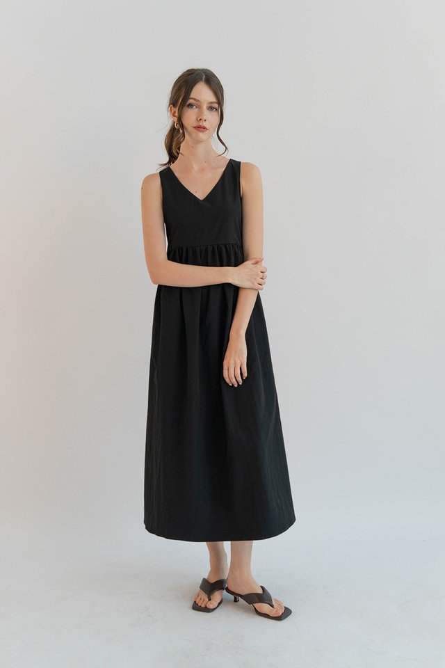 VERONICA TENT DRESS BLACK