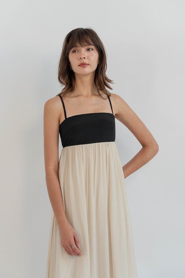 CELESTE BABYDOLL DRESS CREAM