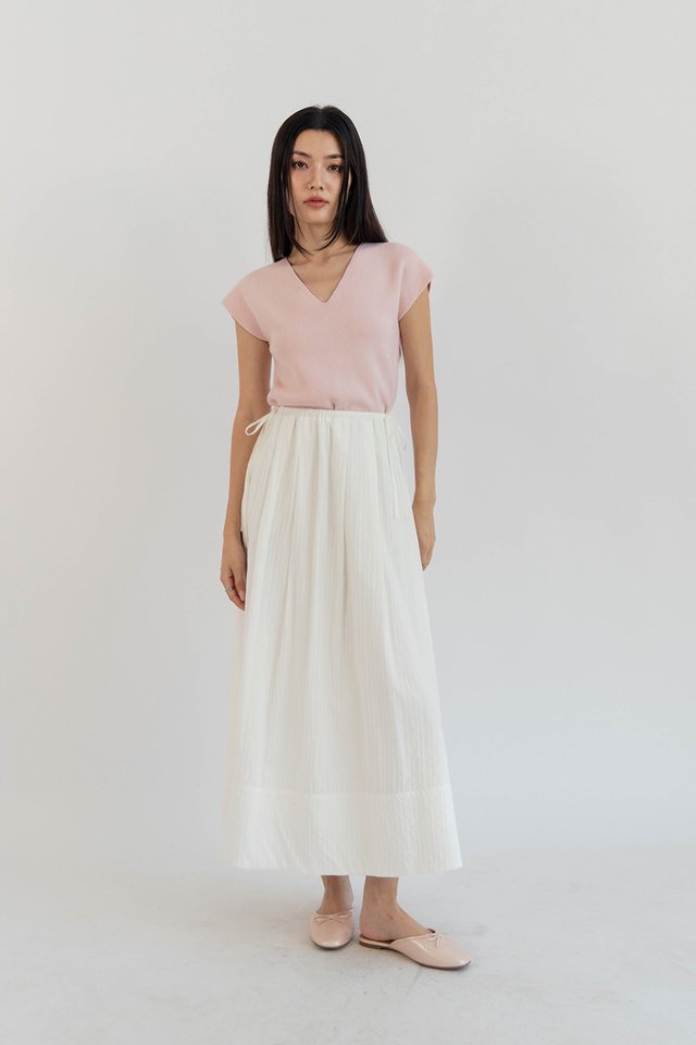 CELIA SLEEVELESS KNIT TOP PINK