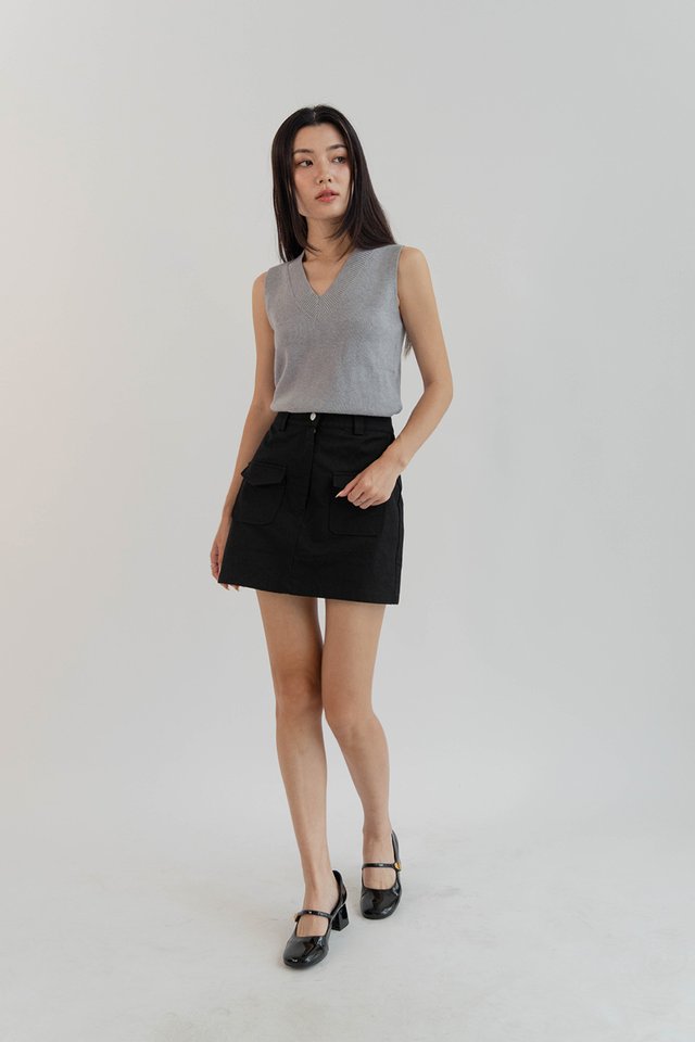 ELLIS CARGO SKORTS BLACK